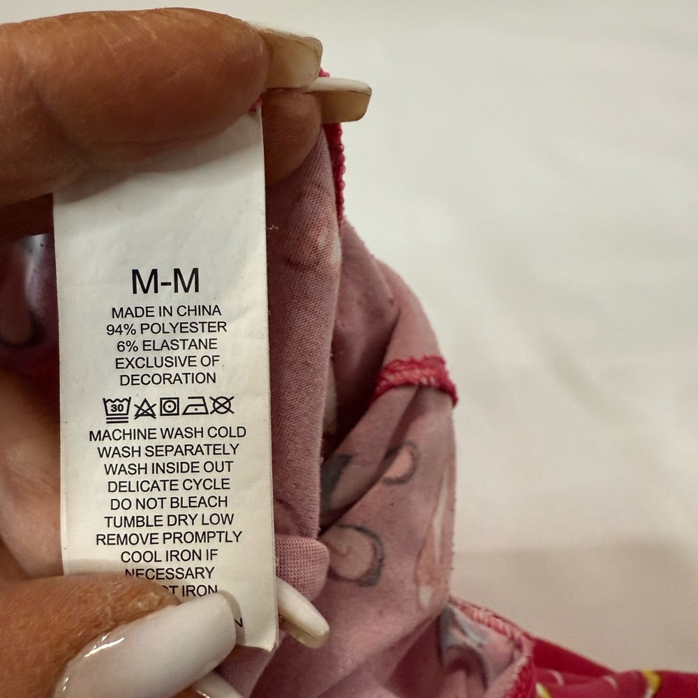 Kate Spade Pink Shoe-Print Pajama Set in size medium - Picture 11 of 14